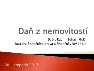da z nemovitost