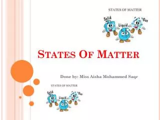 States Of Matter