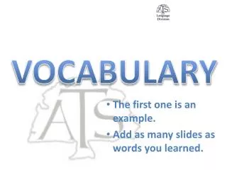 VOCABULARY