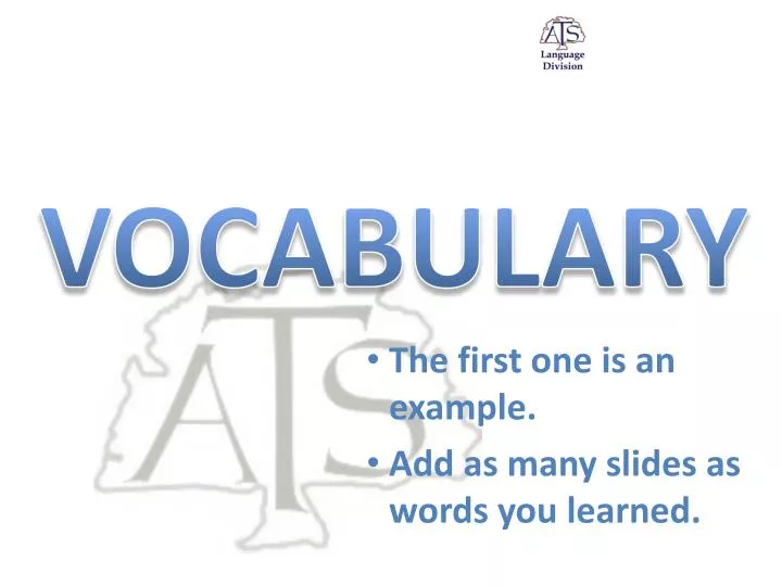 vocabulary