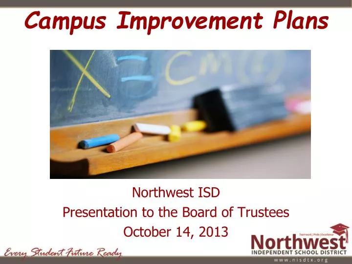 campus improvement plans