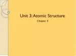 PPT - Unit 3: Atomic Structure PowerPoint Presentation, Free Download ...