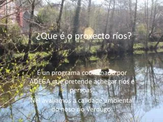 que o proxecto r os