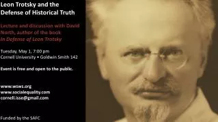 Leon Trotsky and the Defense of Historical Truth