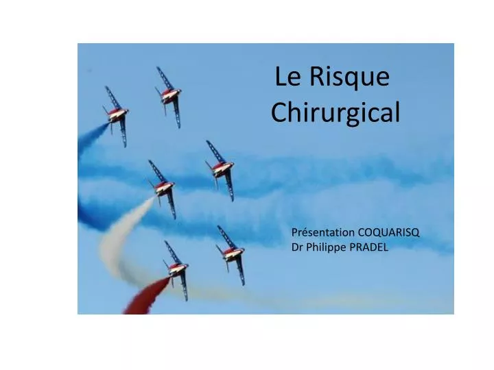 le risque chirurgical
