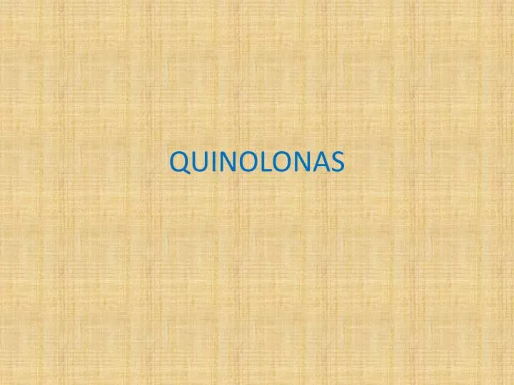 quinolonas