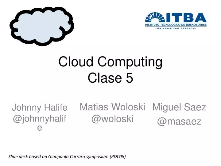 cloud computing clase 5
