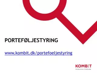 portef ljestyring