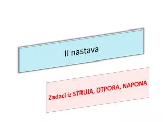ii nastava