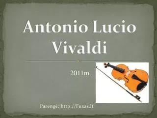 antonio lucio vivaldi