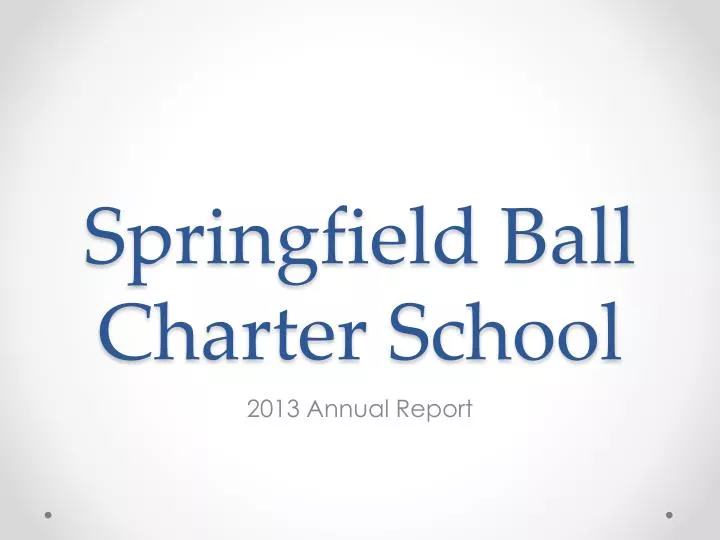 springfield ball charter school
