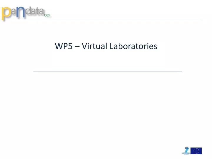 wp5 virtual laboratories
