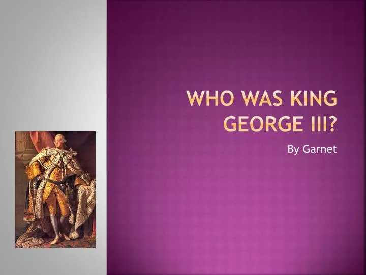 who was king george iii