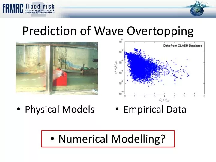 prediction of wave overtopping