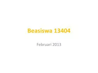 februari 2013