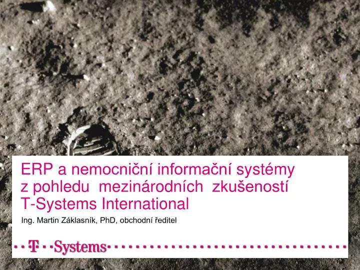 erp a nemocni n informa n syst my z pohledu mezin rodn ch zku enost t systems international