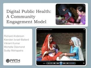 Digital Public Health: A Community Engagement Model