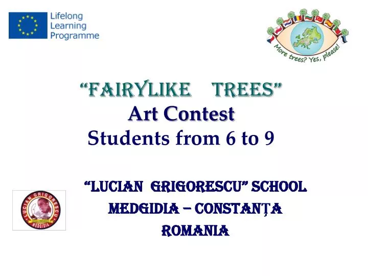 fairylike trees art contest students from 6 to 9