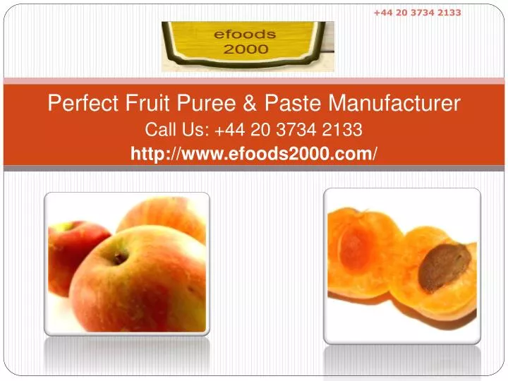 perfect fruit puree paste manufacturer call us 44 20 3734 2133 http www efoods2000 com