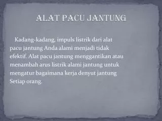 alat pacu jantung