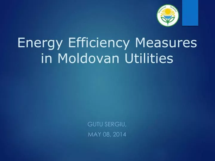 energy efficiency measures in moldovan utilities