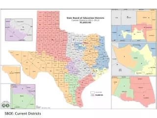 SBOE: Current Districts