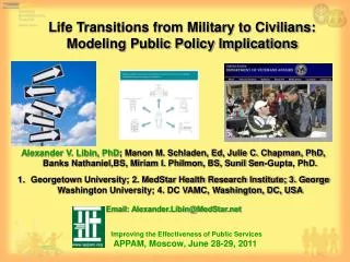 life transitions from military to civilians modeling public policy implications