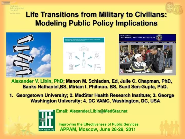life transitions from military to civilians modeling public policy implications