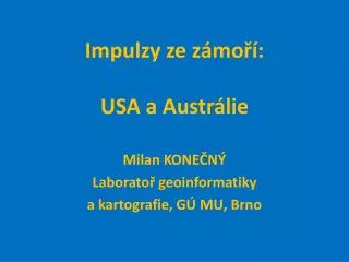 impulzy ze z mo usa a austr lie