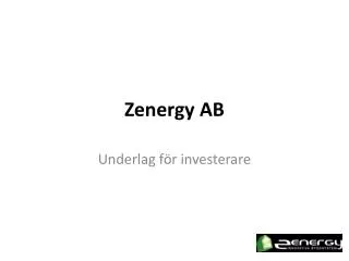 zenergy ab