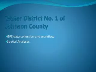 Water District No. 1 of Johnson County