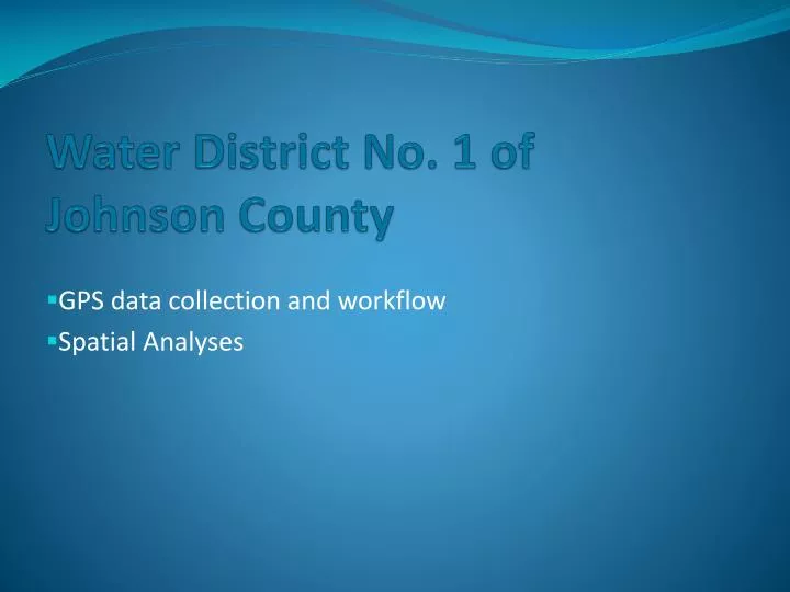 water district no 1 of johnson county