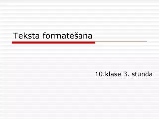 teksta format ana