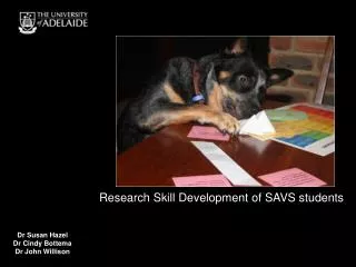 Research Skill Development of SAVS students