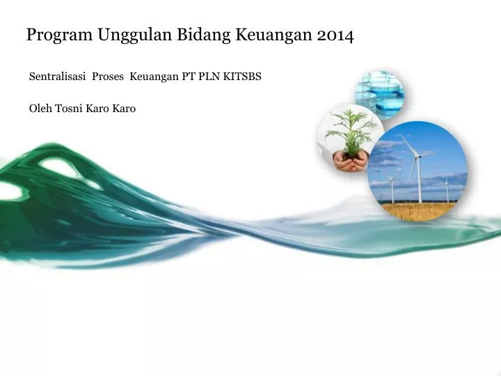 program unggulan bidang keuangan 2014