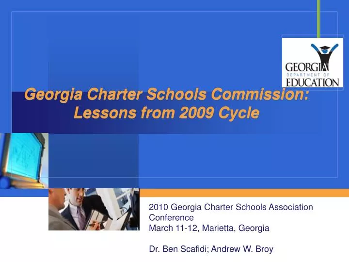 georgia charter schools commission lessons from 2009 cycle