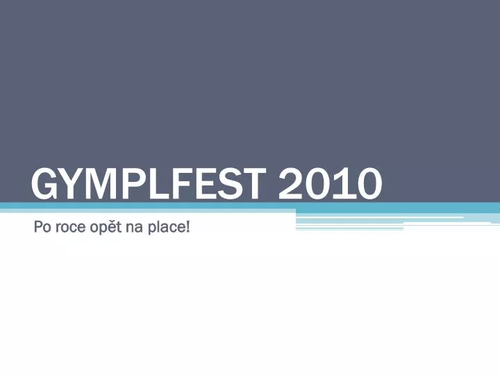 gymplfest 2010