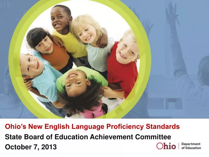 ohio s new english language proficiency standards