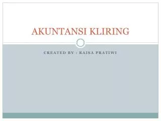 akuntansi kliring