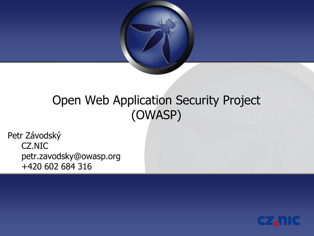PPT - Open Web Application Security Project (OWASP) PowerPoint ...