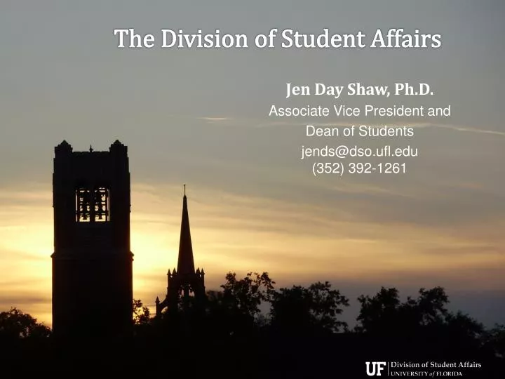 the division of student affairs