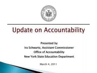 update on accountability