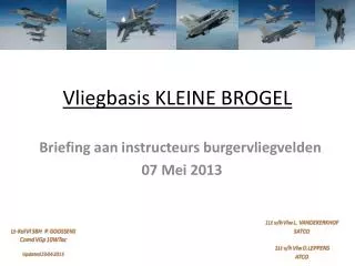 Vliegbasis KLEINE BROGEL