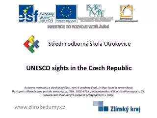 UNESCO sights in the Czech Republic