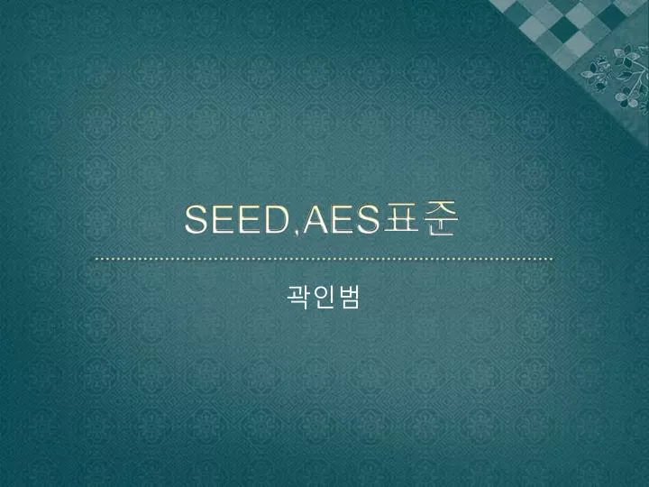 seed aes