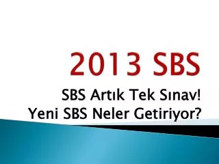 2013 sbs