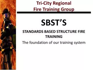Tri-City Regional Fire Training Group