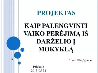 projektas