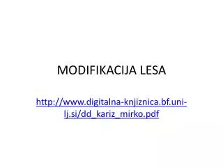 modifikacija lesa