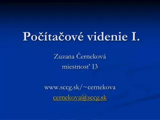 po ta ov videnie i